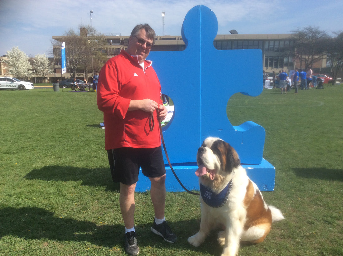 Autism Speaks Walk - Meeting Scott