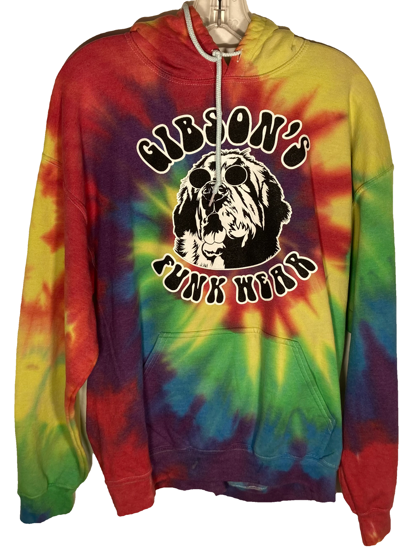 Gibson's Funk Wear Hoodies "Rainbow Swirl”