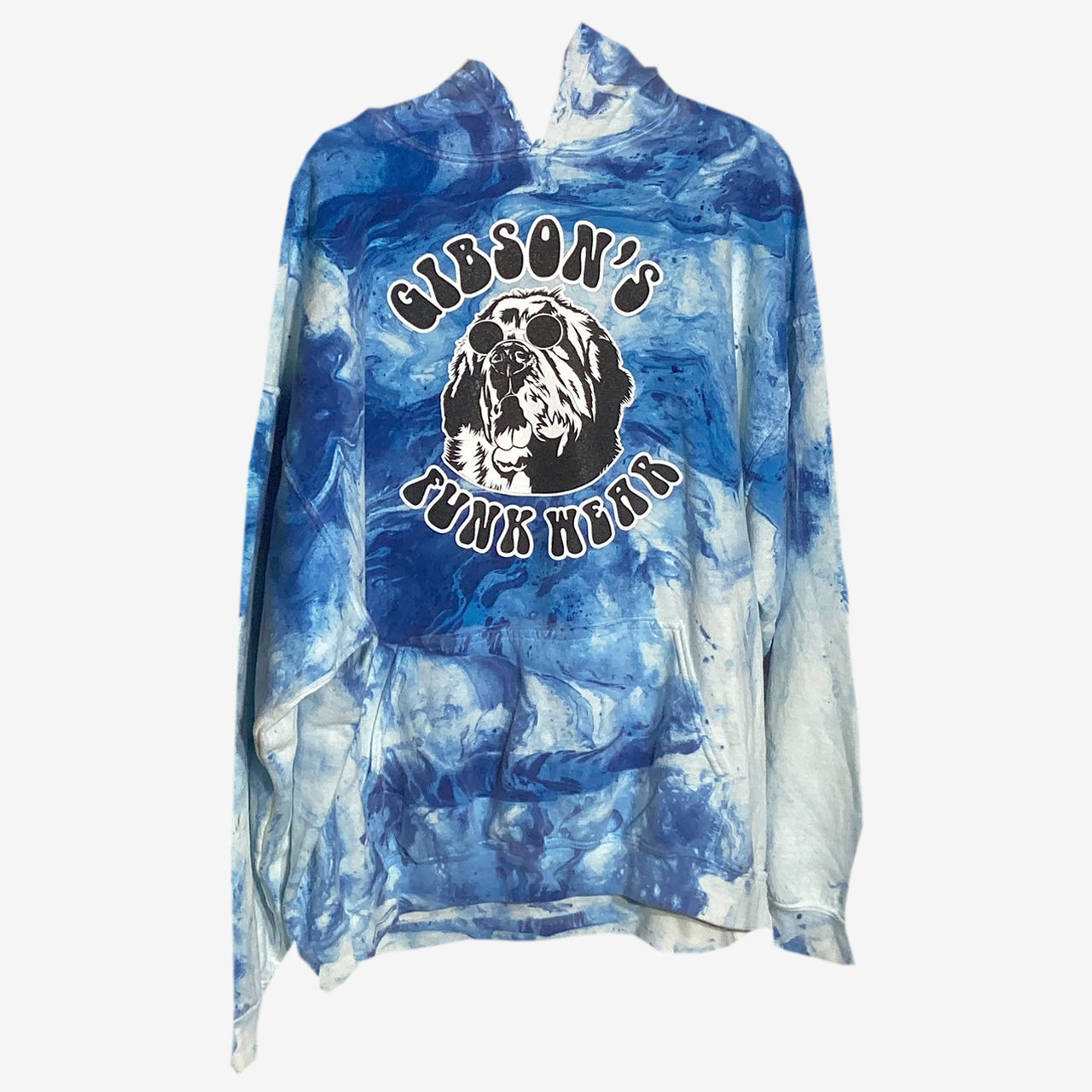 Gibson's Funk Wear Hoodies "Blue Marble"