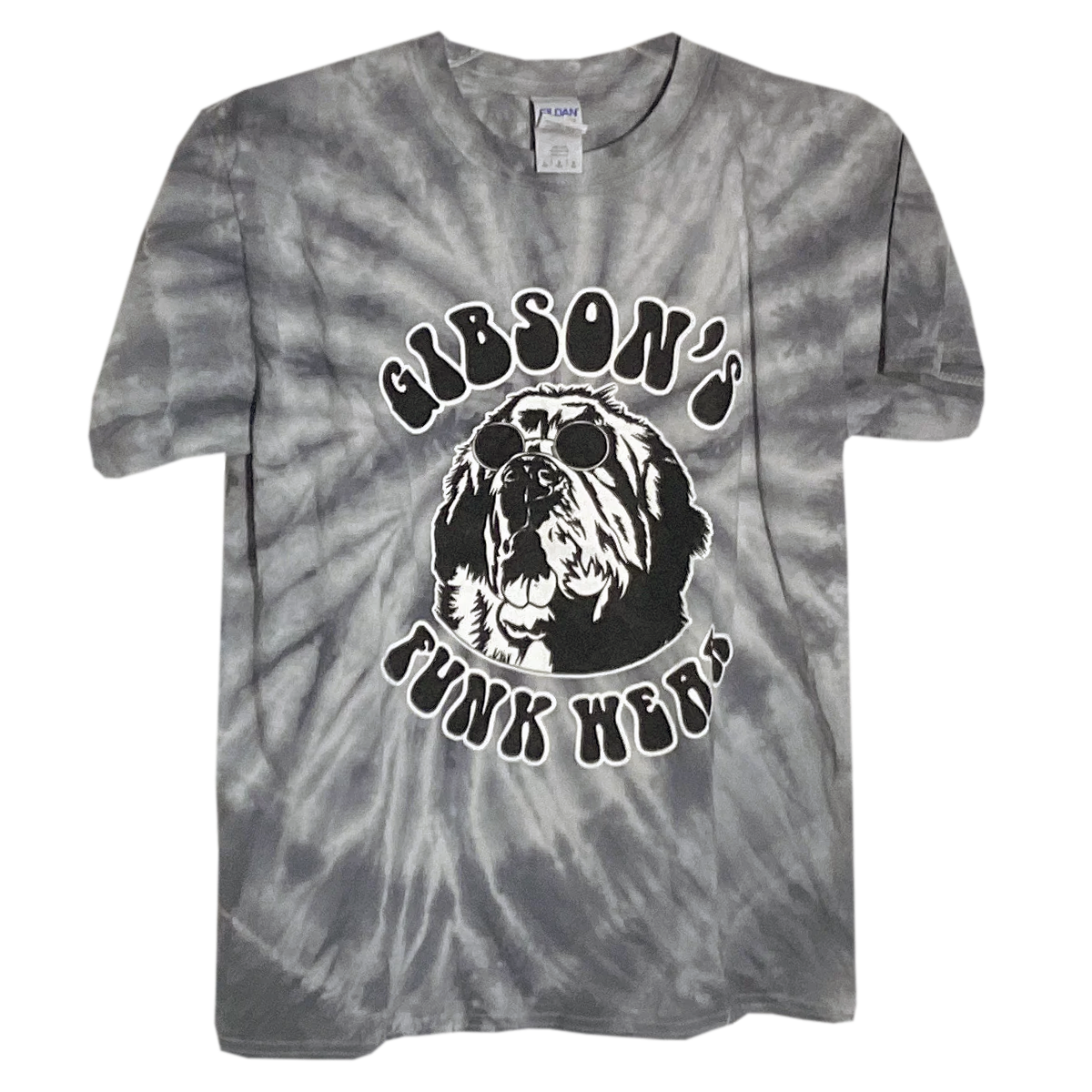 "Marvin Gray 1" Gibson's Funk Wear T-shirt (Black/White print)