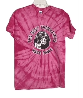 "Pink Swirl" The Best Therapists... Have Paws T-shirt