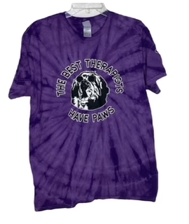 "Purplicious" The Best Therapists... Have Paws T-shirt